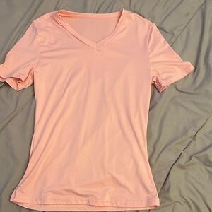 V-Neck Pink Women's Top